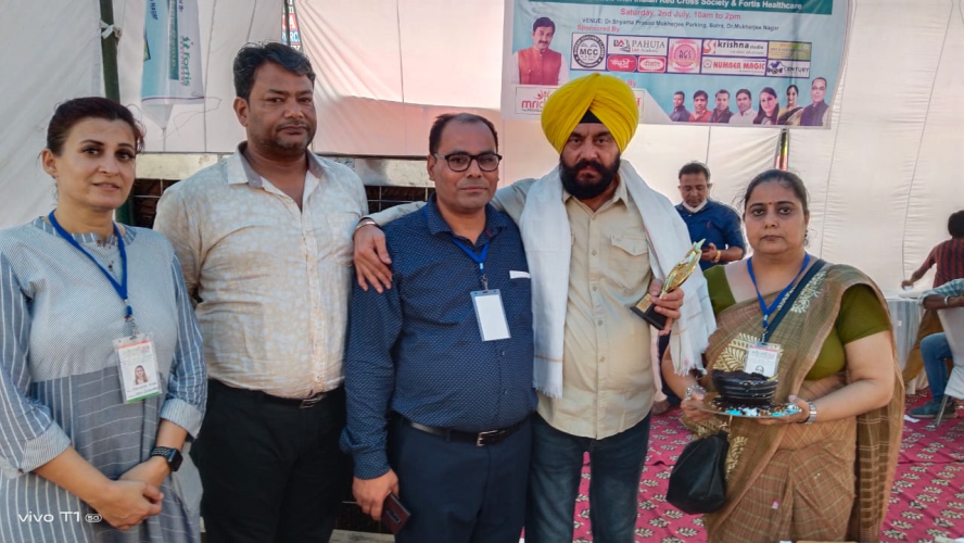 Health and Blood Donation Camp